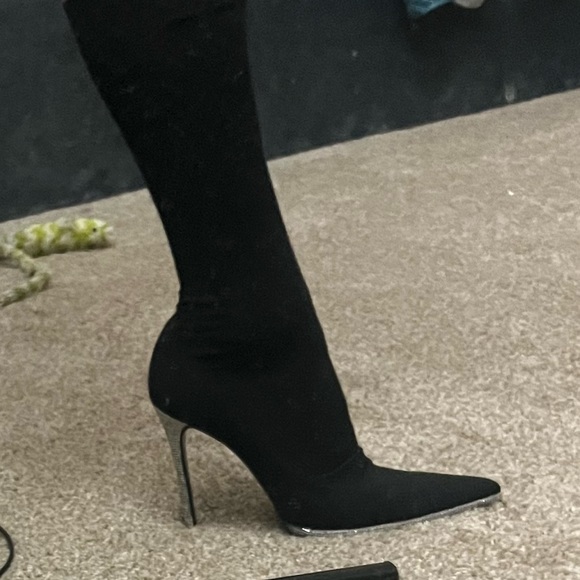 Rene Caovilla crystal embelished sock boots - Picture 3 of 16